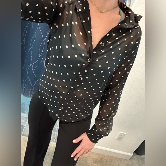 Polka dot blouse - Picture 1 of 2